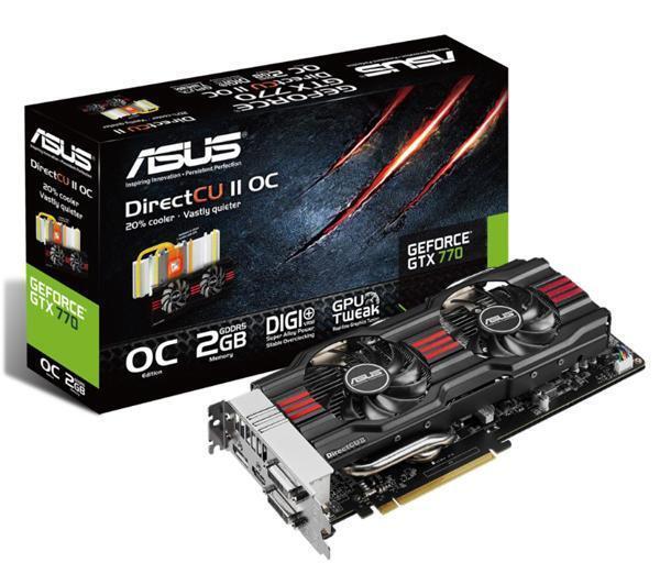 ASUS GeForce GTX 770 (2048 MB) (GTX770-DC2OC-2GD5) Graphics Card 