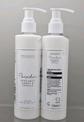 Aldi Hotel Collection Hand/Nagelcreme Paradies Bergamotte, Bernstein & Vanille - Neu X2