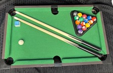 Mini Table Top Pool Table and Accessories 20 x 12 x 3.5 Inches Games