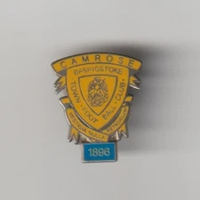 BASINGSTOKE TOWN Club Crest Enamel Badge FREE POST UK