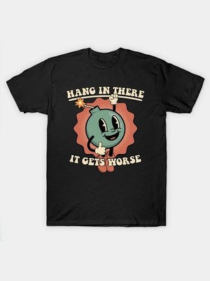 100% Cotton Men's Funny Graphic Bombshell Front Print T-shirt Summer Casual