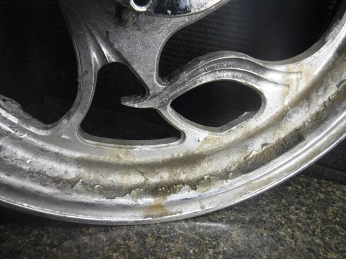 01 Harley Road King FLH FLHR Viking Rear Rim Wheel R75 - Picture 2 of 6