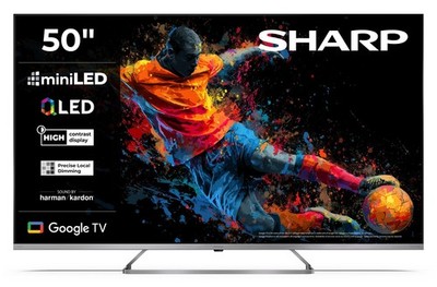 Sharp 50JP7765E QLED Fernseher 50 Zoll Google Smart TV 4K HDR Dolby Vision 2026
