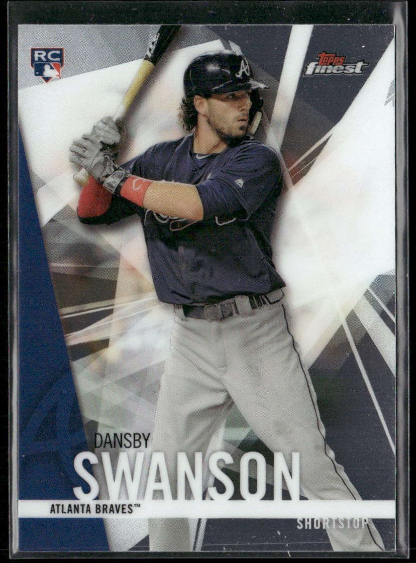 Dansby Swanson 2017 Topps Finest #32 RC Atlanta Braves