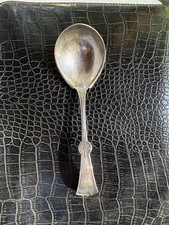 Antique Rogers Bros Meriden Persian Sauce Gravy Ladle Silverplate Victorian 1871