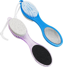 Pumice Stone Brush for Feet 4 in 1 Foot Brush 2 Pack