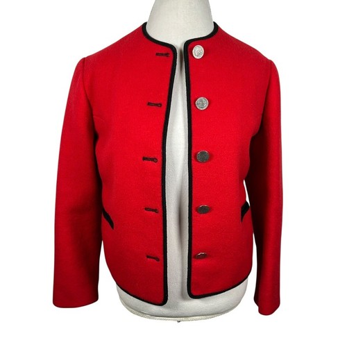 Vintage Boos Austrian Style Nordic Pure Wool Jacket Coat Womens Size 36 US 8 - Picture 3 of 12