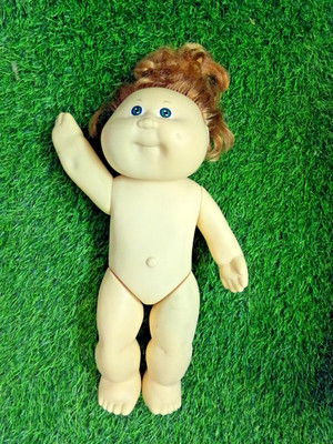 CABBAGE PATCH KIDS PUPPE COLECO ROTE HAARE SPRITZEN KIND HARTER KÖRPER