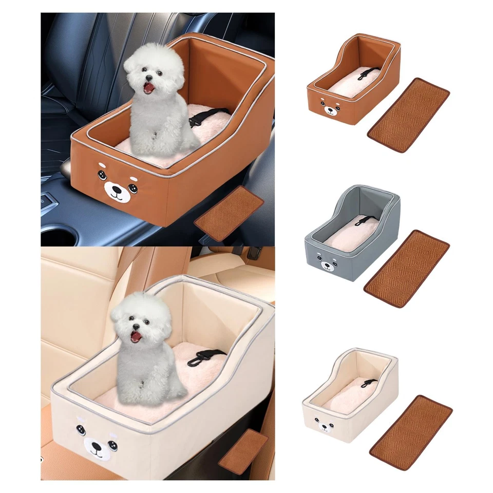 Siège auto pour chien avec accoudoir respirant pour chiots, chatons et - Photo 1/1