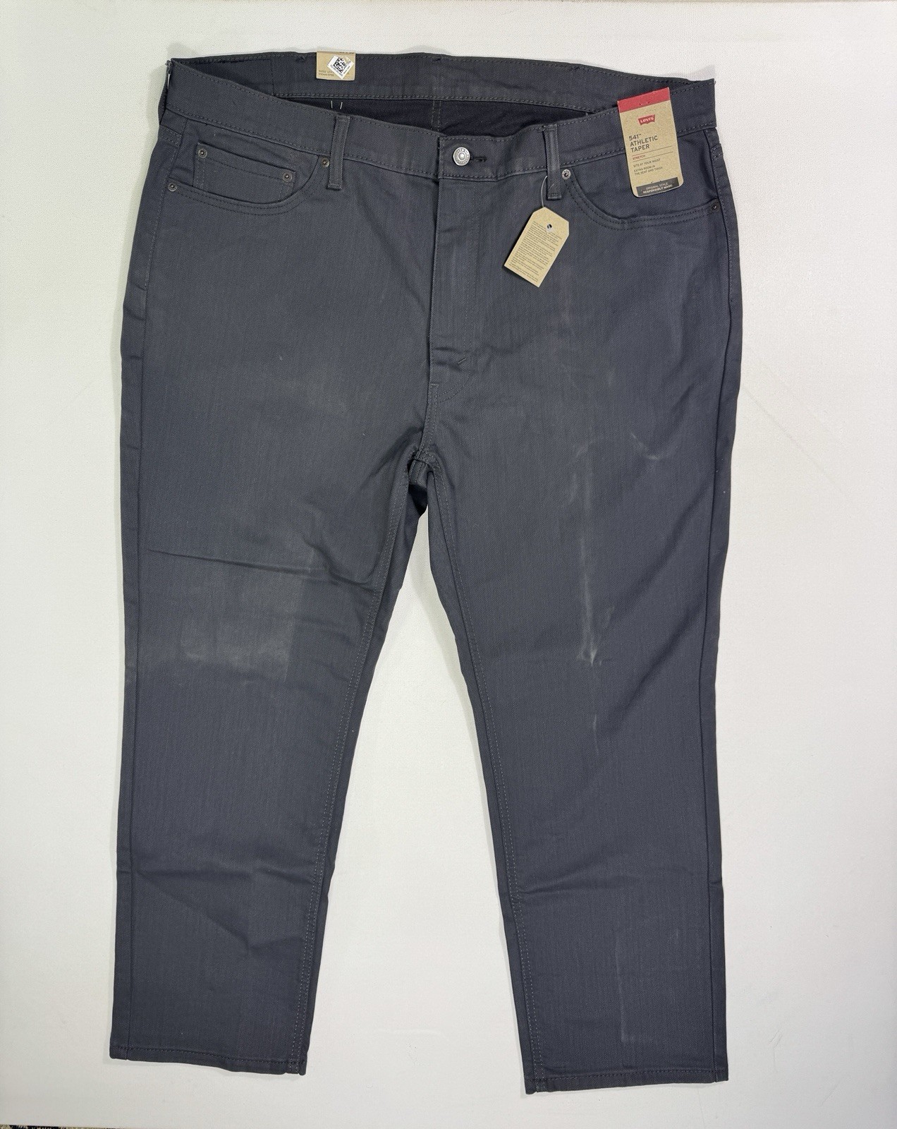 Men's 42x30 (42x28) Nwt Denim Grey Work