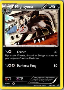 Mightyena 54/119 Phantom Forces Rare