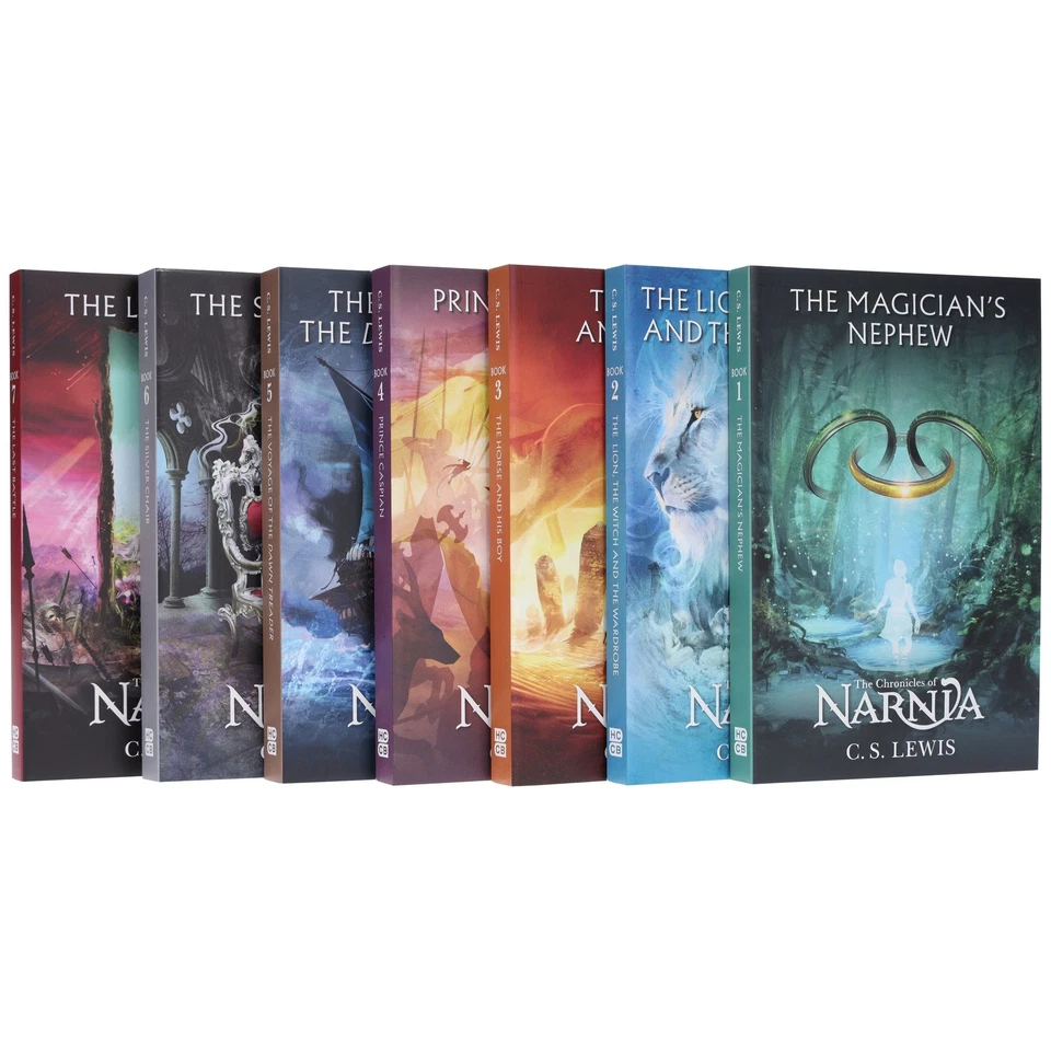 The Chronicles of Narnia 7 Books By C.S. Lewis - Ages 7-9 - Paperback - Image 4 of 4