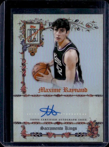2025 Topps Signature Maxime Raynaud Base (RAW)