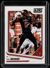 2018 Score Lamar Jackson RC #352 Louisville Cardinals Rookie Football Card. rookie card picture
