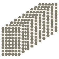 540 Pcs Dia. 21mm/0.8" Hole Cover Stickers, Textured Black