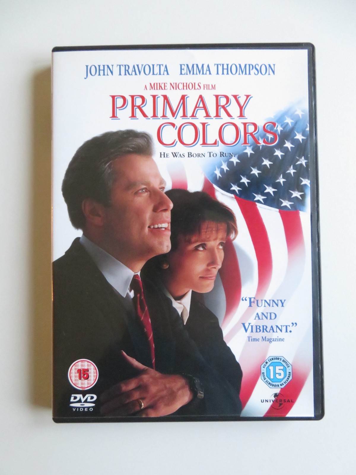 PRIMARY COLORS (DVD) JOHN TRAVOLTA EMMA THOMPSON 1998 REGION 2