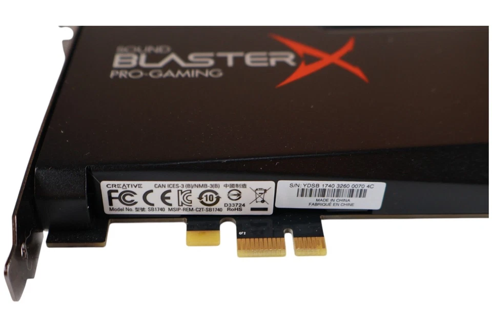 Tarjeta de sonido Creative Sound BlasterX AE 5 Plus PCIe 5.1 (salida óptica) Foto 2 de 4