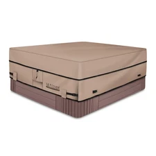 Waterproof 600D Square Hot Tub Cover 95 x 95 inch Outdoor SPA Protection