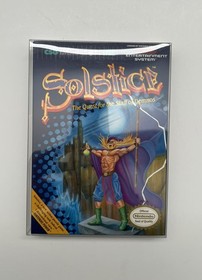 Solstice (Nintendo NES, 1990) - CIB w Poster - Authentic & Tested