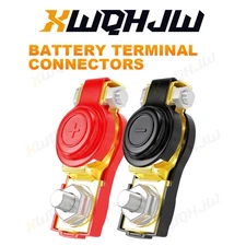 Replace-Car Battery Terminal Clamp Clip Connector Adjustable Positive Negative