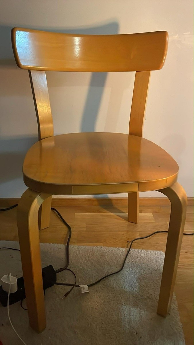 Original Vintage Alvar Aalto #69 Chair by ARTEK Midcentury Design
