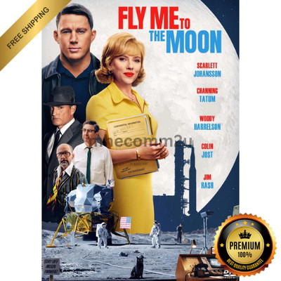Fly Me to the Moon 2024 Romance Movie DVD Full HD Audio Eng All Region Free Ship