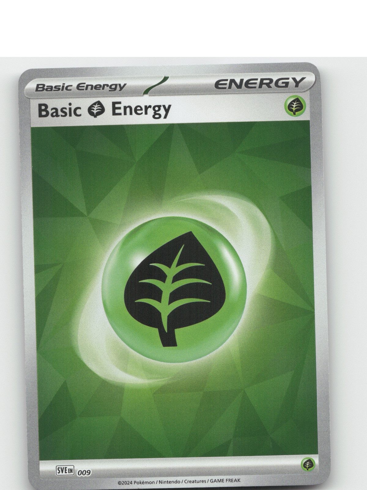 Basic Grass Energy - 009 - Holofoil [SVE] - NM