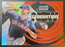 2022 Topps Shane Bieber Generation Now #GN-13 Guardians