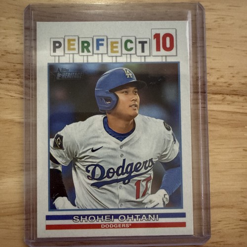 Shohei Ohtani #P10-3 2025 Topps Heritage High Number Perfect 10 Insert