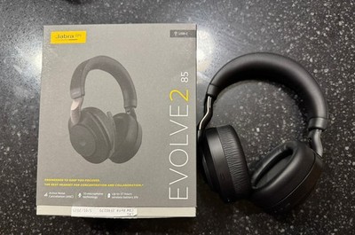 Jabra Evolve2 85 Wireless Headset ANC Bluetooth USB-C Noise Cancelling Over Ear