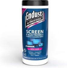Endust for Electronics; Screen  Surface Cleaning Wipes, Great LCD and Plasma Wi