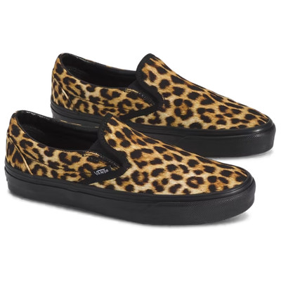 Vans Classic Slip-On Leopard Black Brown VN000ED2YS51 Women Size 6-10 New