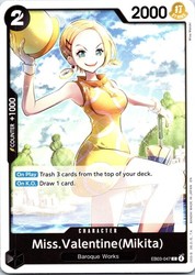 Miss.Valentine (Mikita) EB03-047 Common One Piece Heroines Edition