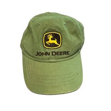 Green John Deere Hat Toddler One Size Stretch Band Back Classic John Deer Logo