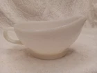Vintage Anchor Hocking Fire King white Milk Glass Gravy Boat made in USA 6"