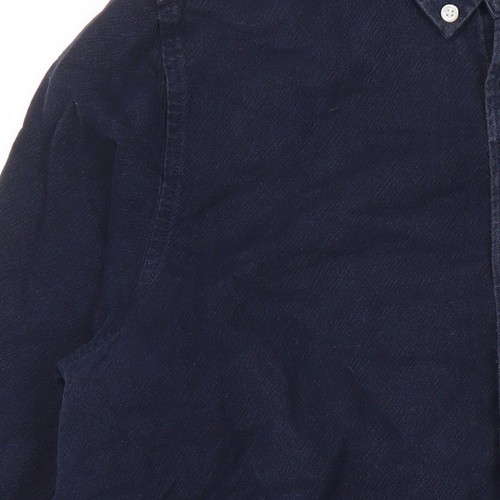 Carhartt Men's Blue Button-Up Shirt, M, Long Sleeve - Picture 11 of 12