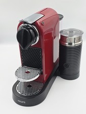 Krups Nespresso M196 Citiz Pod Coffee Machine with Aeroccino 3 Milk Frother