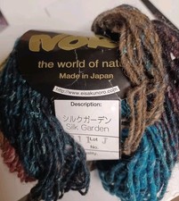 Noro Silk Garden. 2 skeins. Same dye lot. Silk/Mohair Blend. Selling As 1 item.
