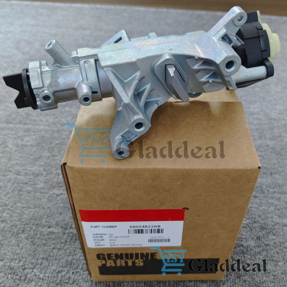 Carcasa del cilindro de encendido 68054822AB para Jeep Wrangler JK 07-18 Dodge Cummins Foto 3 de 4