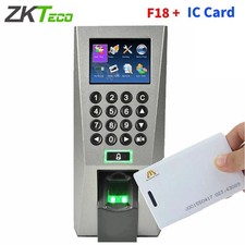 ZKTeco F18  IC Card Biometric Fingerprint Time Attendance Door Access Control