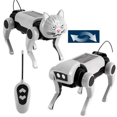 Robot Children's Remote Control Mechanical Dog Toy Science Teaching Diy Assembli