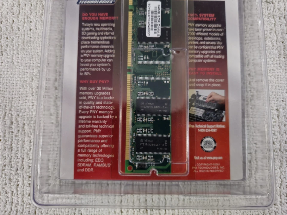 PNY Memory Master Upgrade Kit 64mb SDRAM NEW IN BOX 2002 Comp USA! - Image 4 of 4