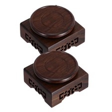 Reusable Wood Display Riser for Indoor Plant Vase Teapot and Jewelry Display