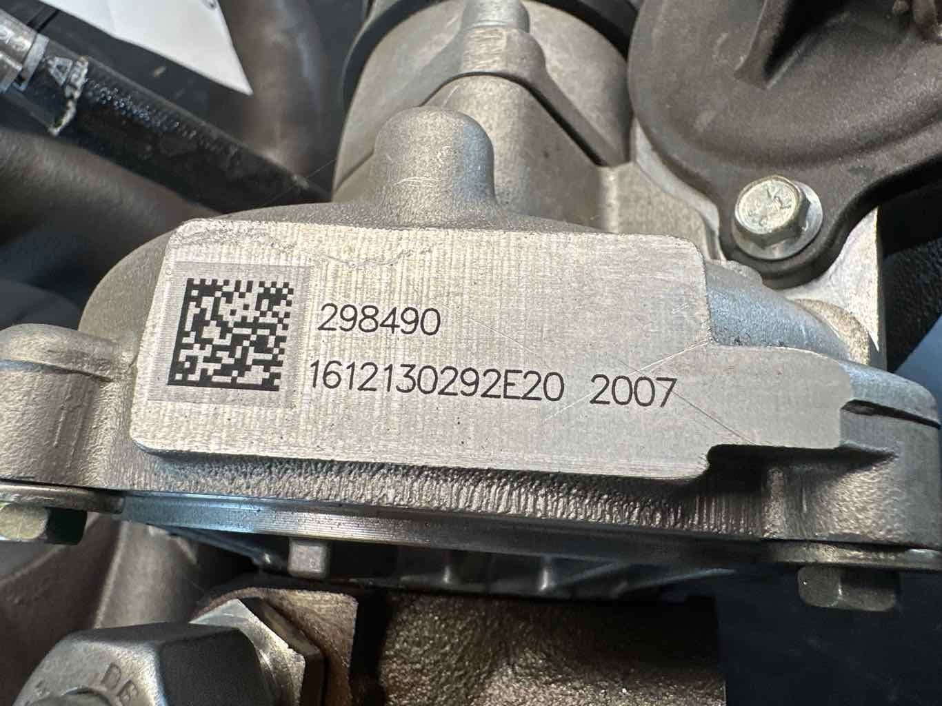 17 MASERATI QUATTROPORT Turbo/supercharger left 3.8L rwd
