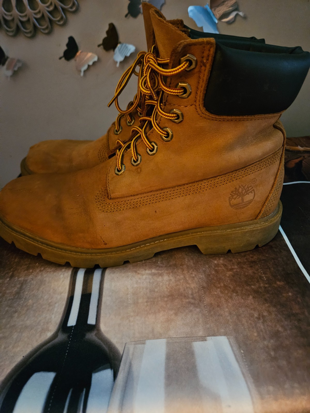 Timberland 10066 Basic Waterproof Wheat Nubuck Me… - image 5