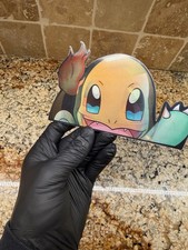 Pok mon Charmander Squirtle Bulbasaur 3D Lenticular Motion Sticker Car Decal