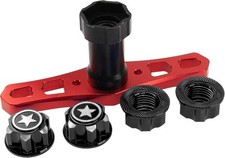 17mm Hex Wheel Nuts Adapter w/ 17 Wrench RC Sleeve Tool Black