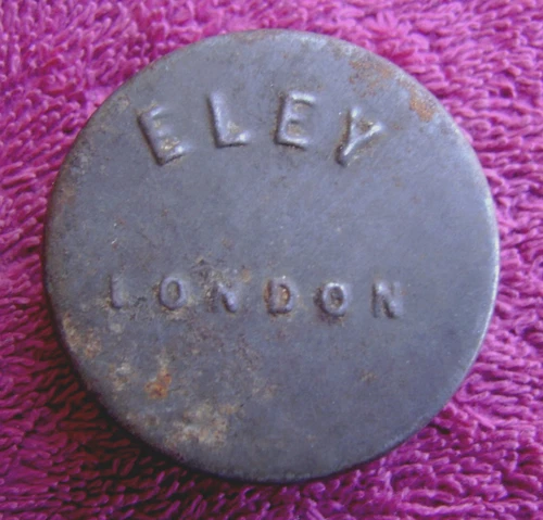 CIVIL WAR ERA ELEY & BRO LONDON PERCUSSION CAP TIN EMPTY