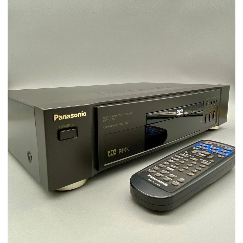 Panasonic DVD-A120 DVD/CD Player 1999 Japan DTS Dolby Digital Remote Tested - Image 2 of 4