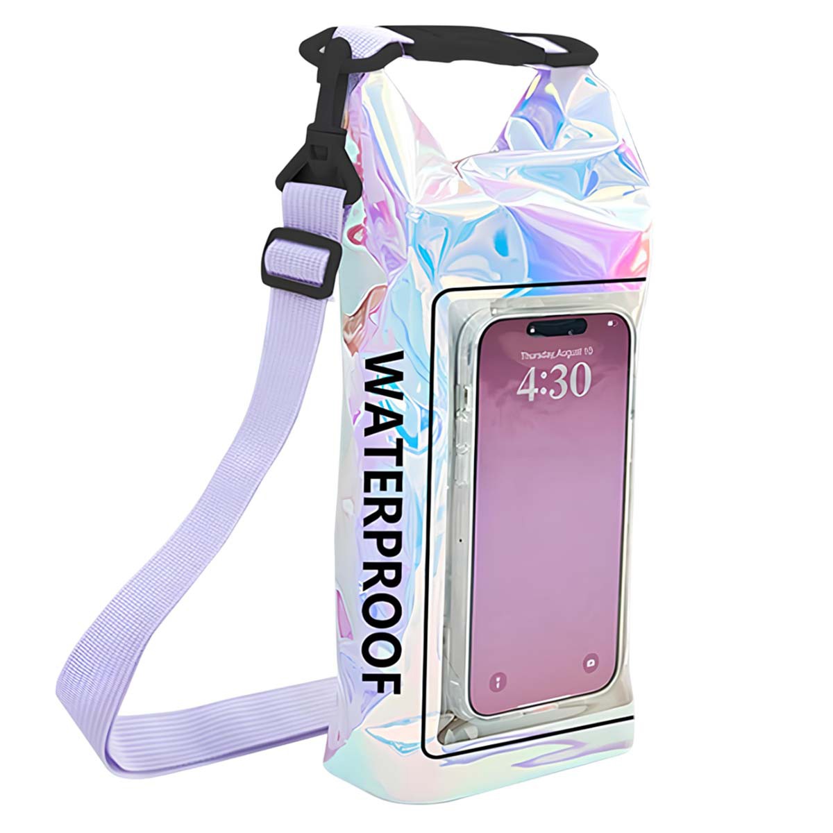 Protection étanche smartphone Crong IP68 universelle multicolore pour écran tactile 7"